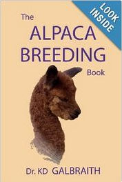 The Alpaca Breeding book written by Dr. KD Galbraith