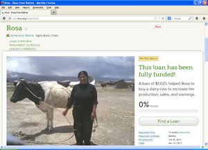 Alpaca Fans help Rosa from Achacachi, Bolivia with a Kiva Loan