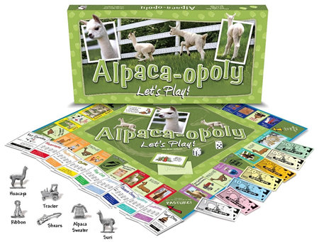 Alpaca Opoly Board Game made by Clark Summit Alpacas