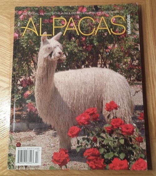 Alpacas Magazine Autumn 2006 Front Cover