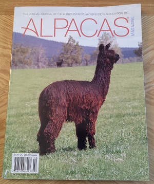 Alpacas Magazine Spring 2005 Front Cover