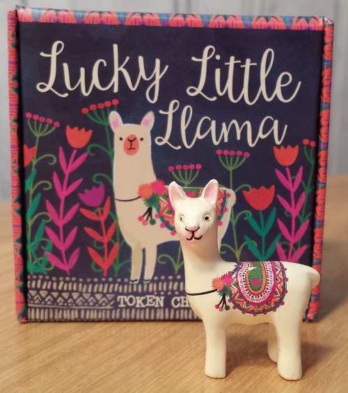 Lucky Little Llama Charm made by Natural Life